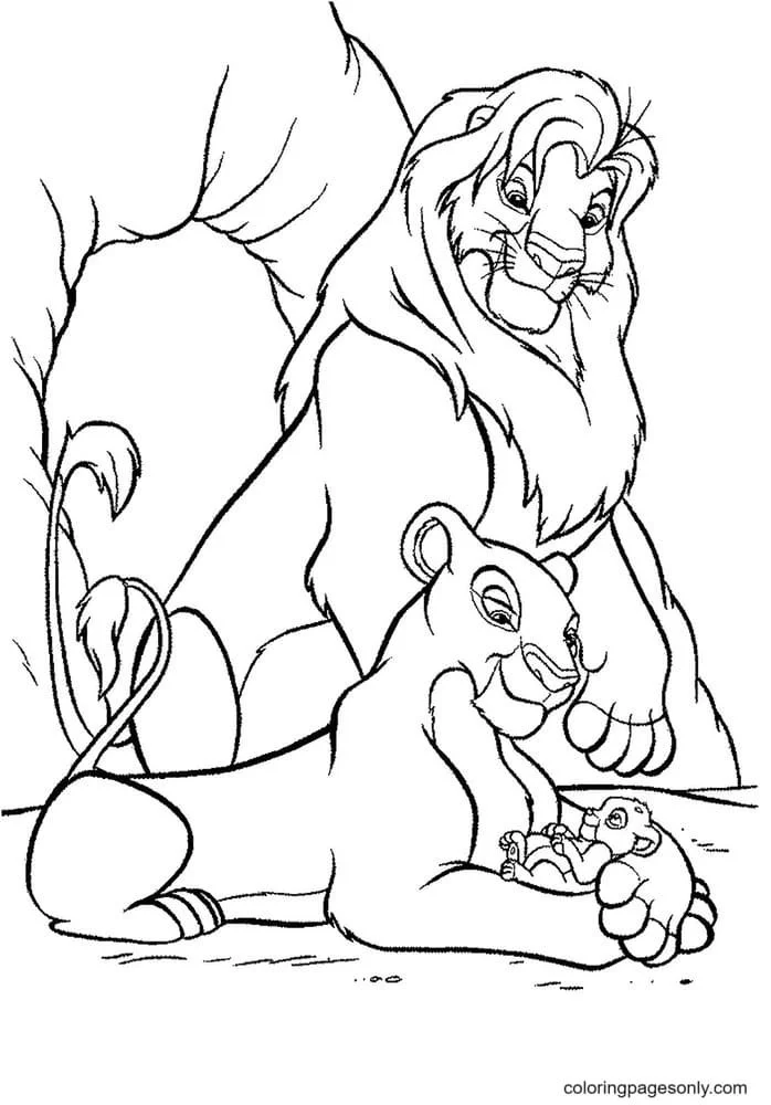 The Lion King Coloring Pages 32