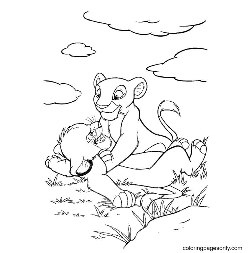 Desenhos do Rei Leao para colorir 37
