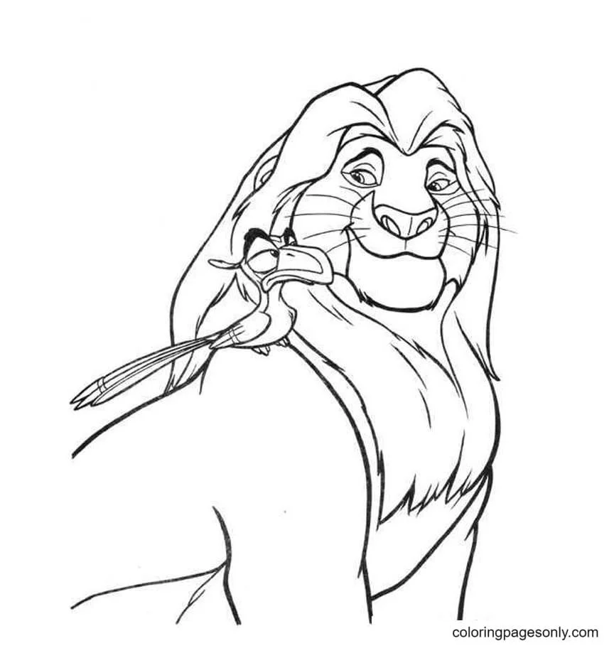 The Lion King Coloring Pages 39