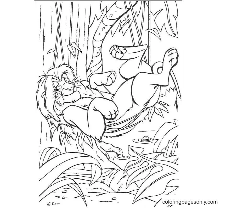 The Lion King Coloring Pages 41