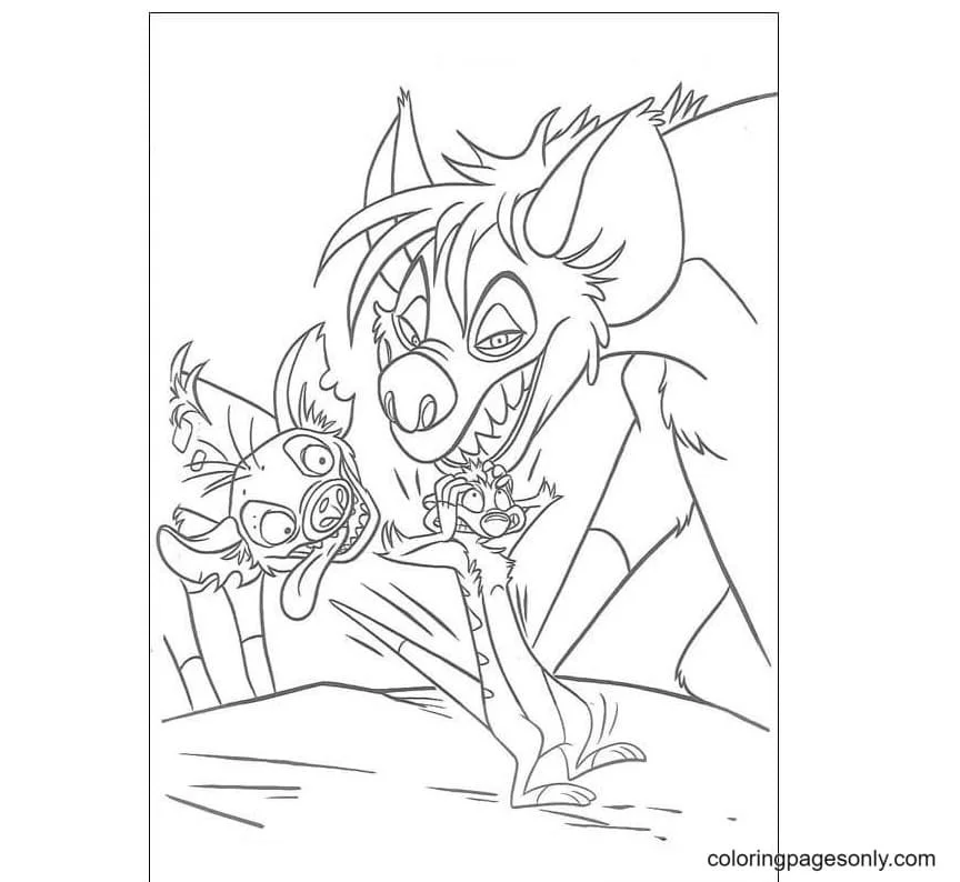 Desenhos do Rei Leao para colorir 43