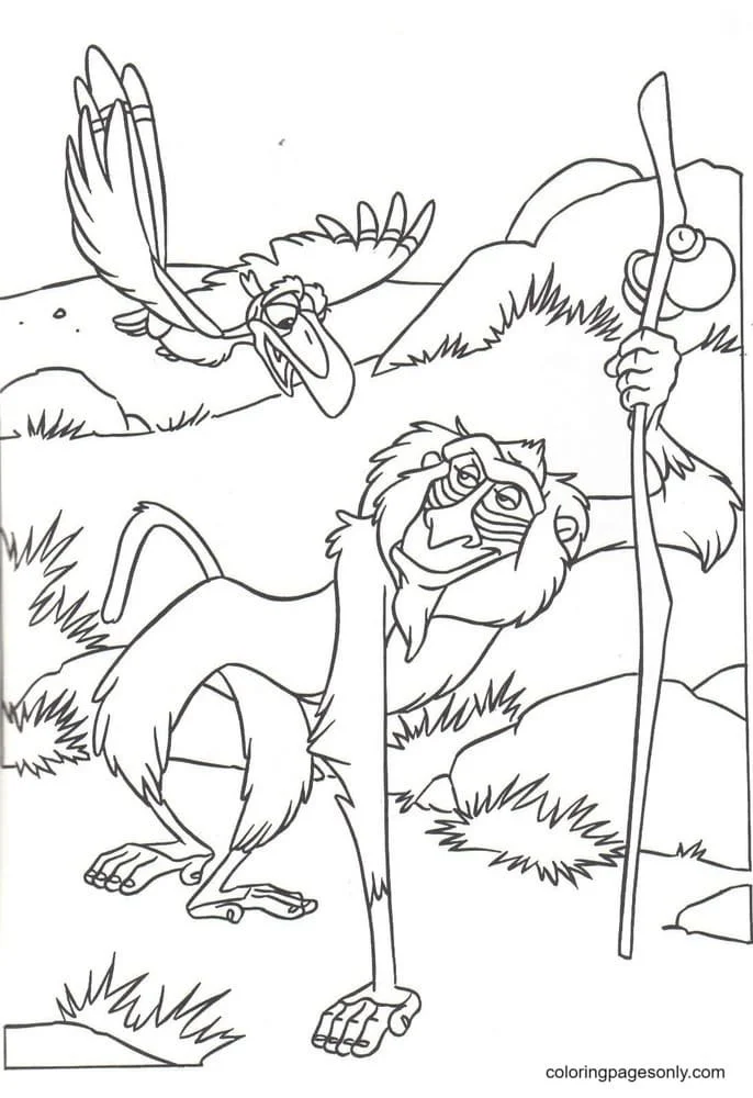 Der König der Löwen Ausmalbilder 46