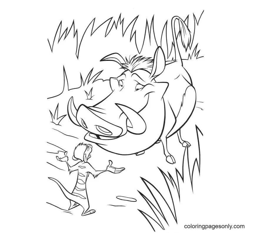 The Lion King Coloring Pages 47