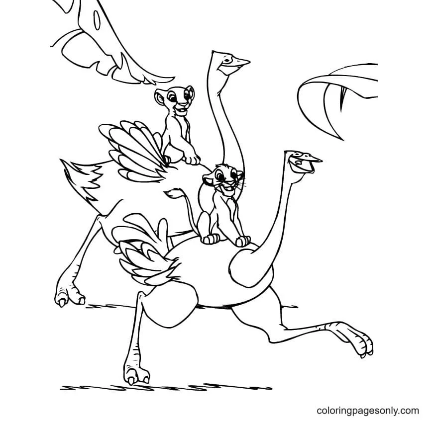 Desenhos do Rei Leao para colorir 49