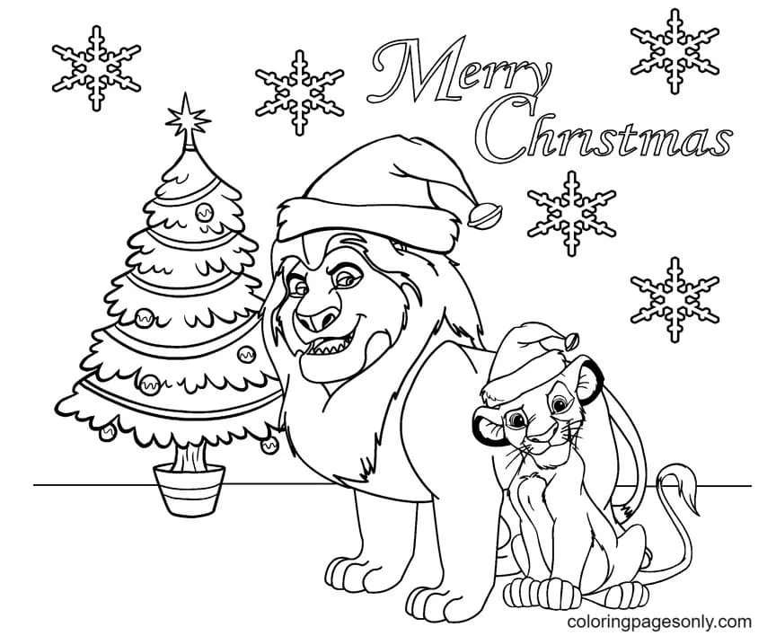 The Lion King Coloring Pages 7