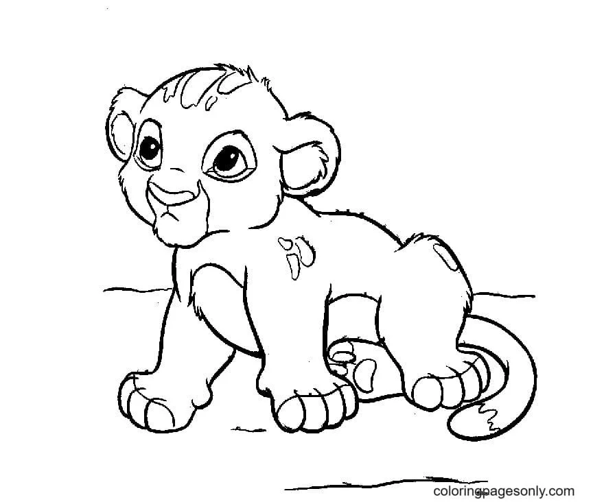 The Lion King Coloring Pages 8