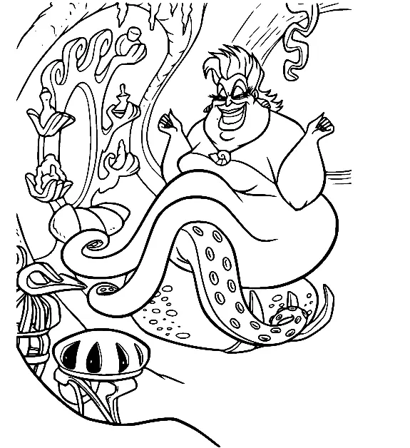 La Sirenita Para Colorear 59