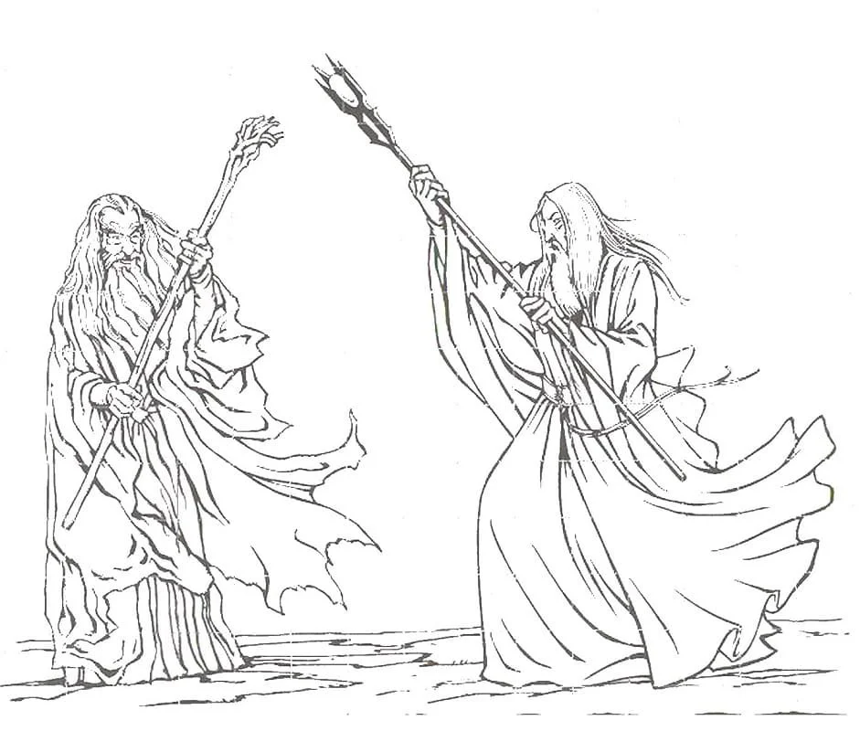 Der Herr der Ringe Ausmalbilder 122