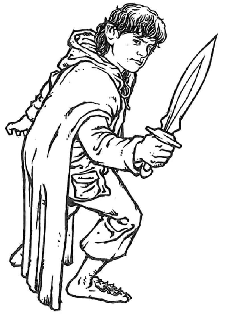 Desenhos de Senhor Dos Aneis Para Colorir 26