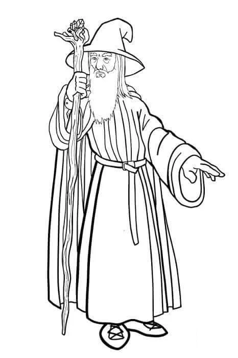 Desenhos de Senhor Dos Aneis Para Colorir 43