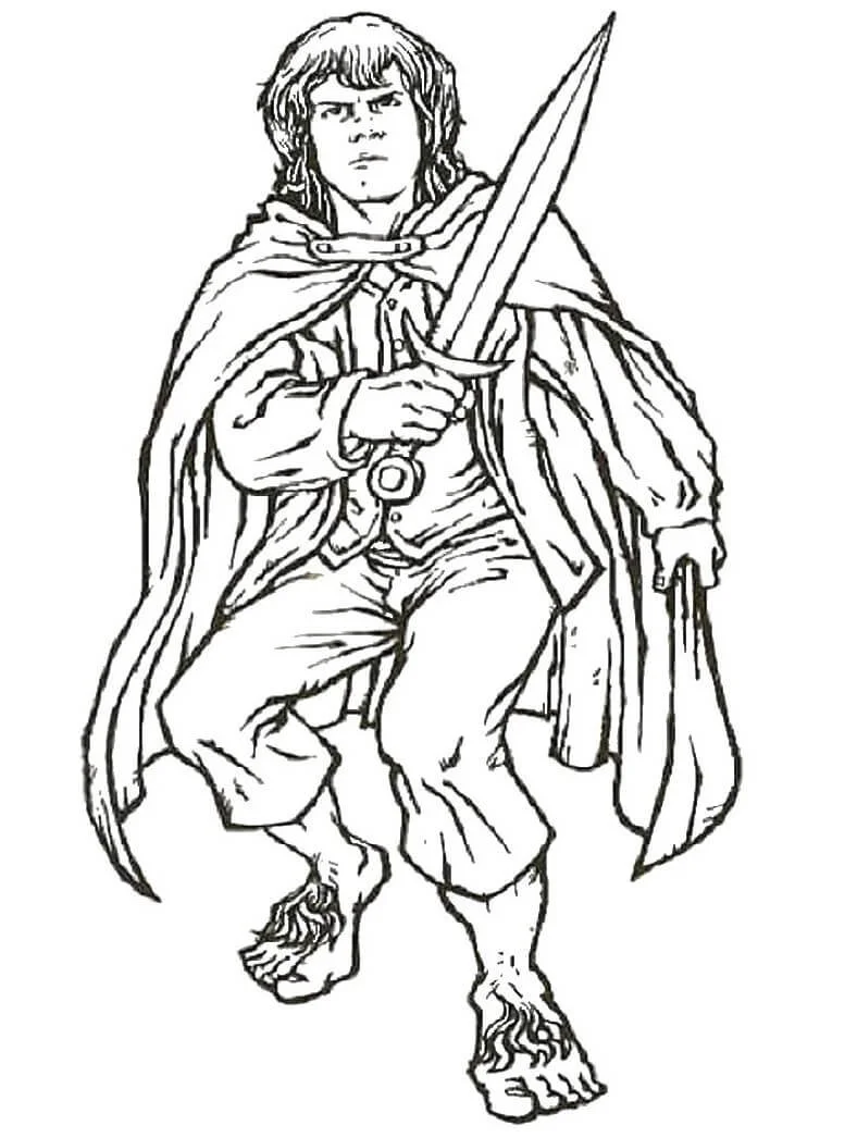 Der Herr der Ringe Ausmalbilder 56