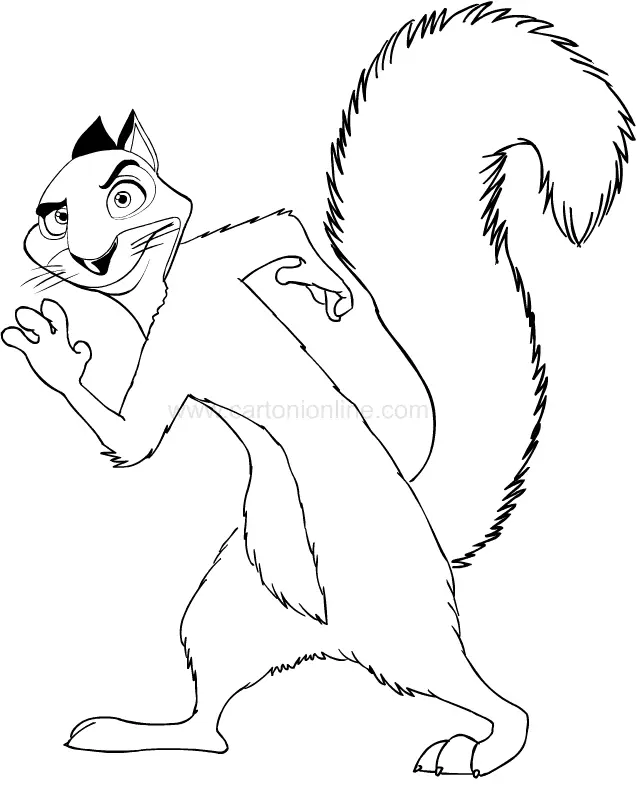 The Nut Job Coloring Pages 11