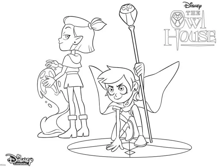 Desenhos de The Owl House Para Colorir 5