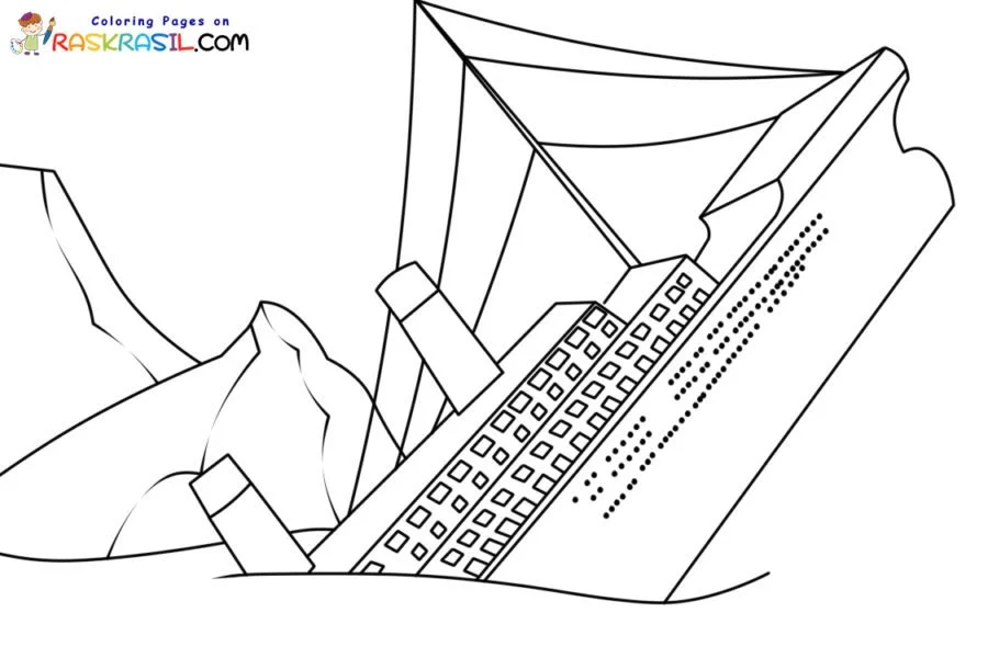 Desenhos de Titanic Para Colorir 2