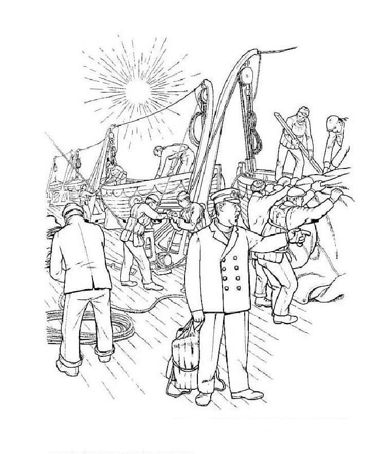Desenhos de Titanic Para Colorir 21
