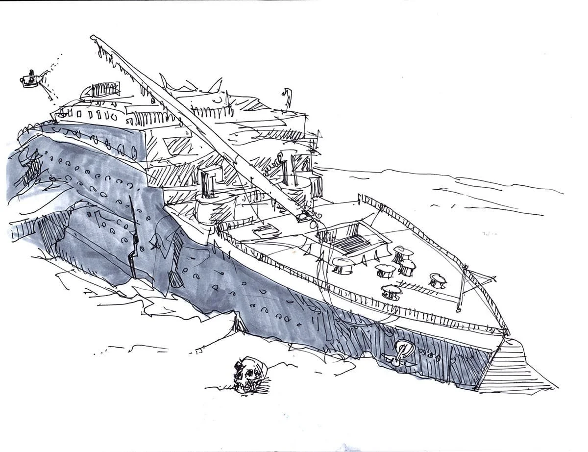 Titanic Para Colorear 23