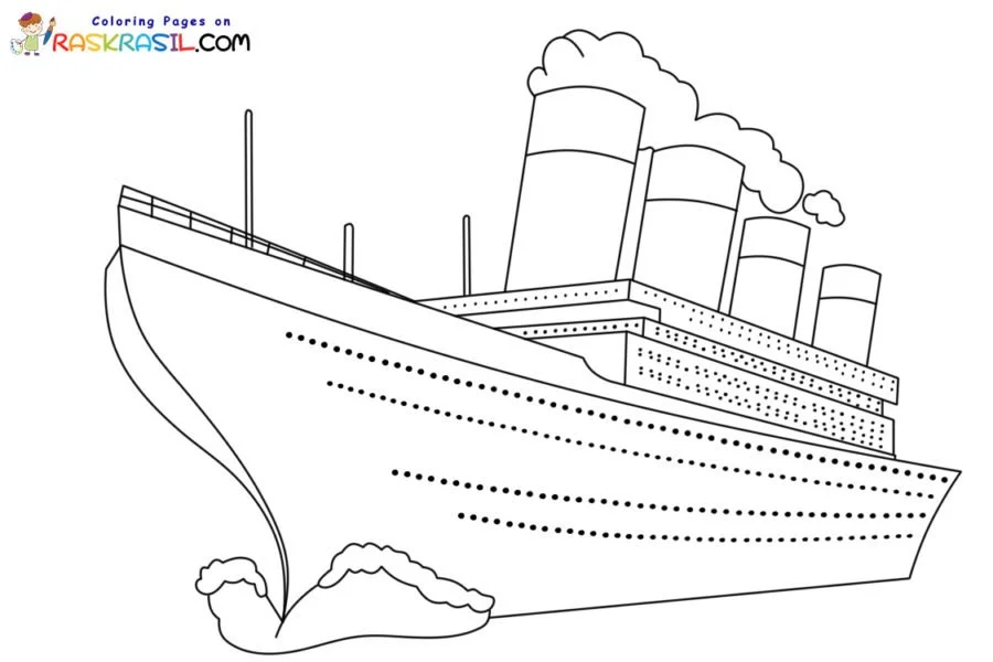 Titanic Para Colorear 30