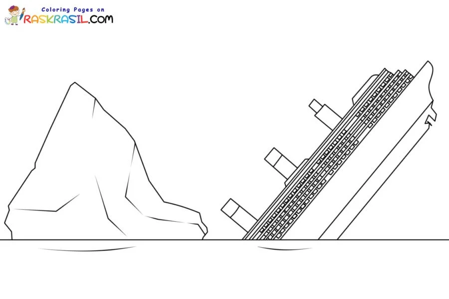 Titanic Para Colorear 31