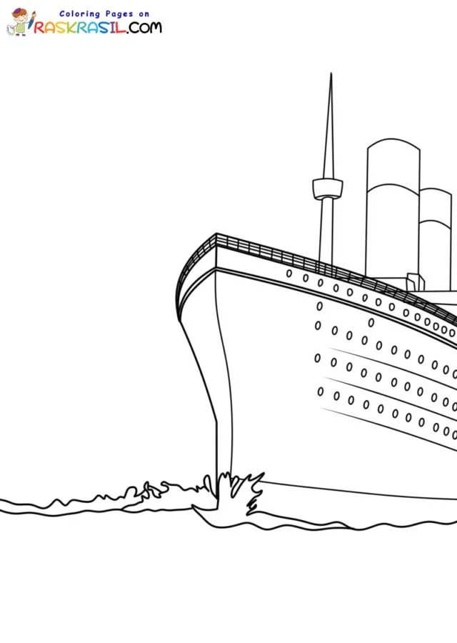 Desenhos de Titanic Para Colorir 34