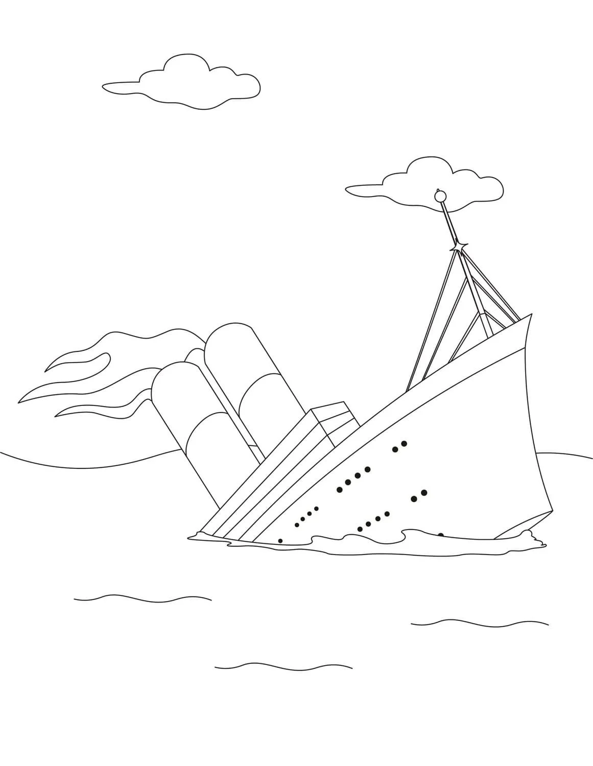 Desenhos de Titanic Para Colorir 37