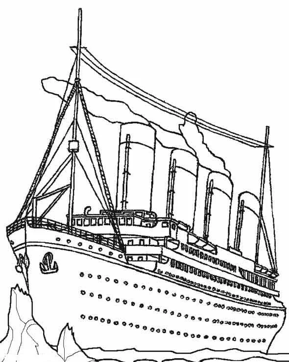 Titanic Ausmalbilder 39