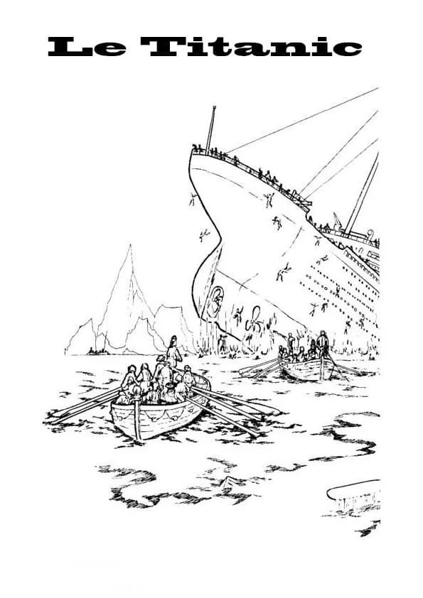 Titanic Para Colorear 42