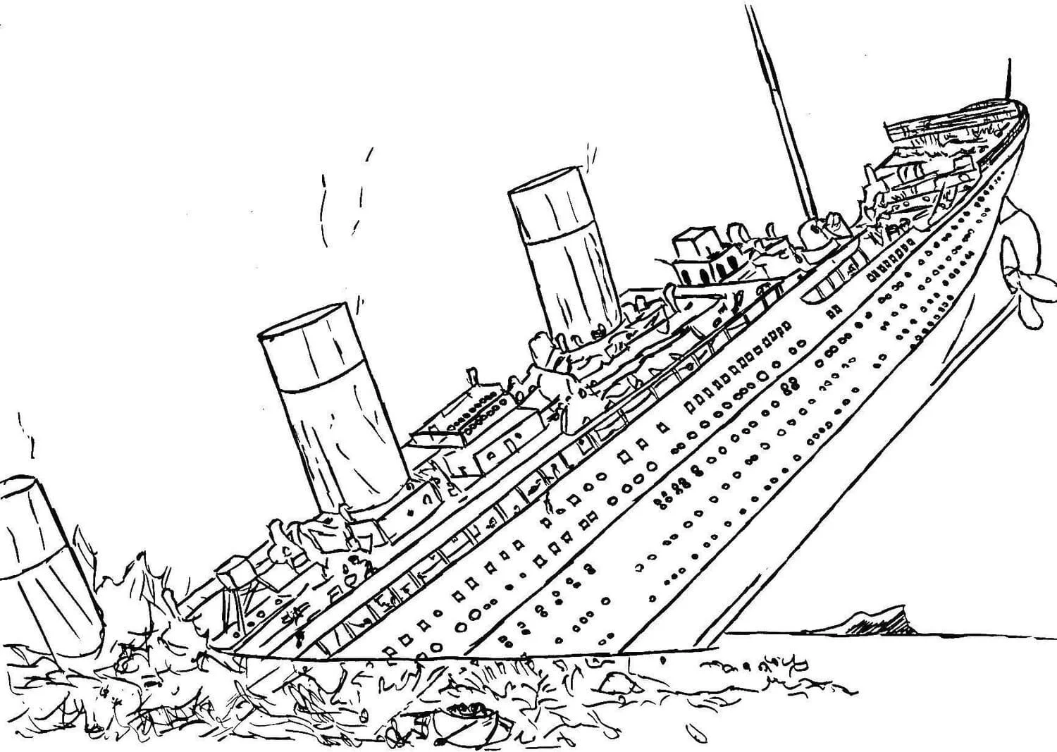 Titanic Ausmalbilder 50