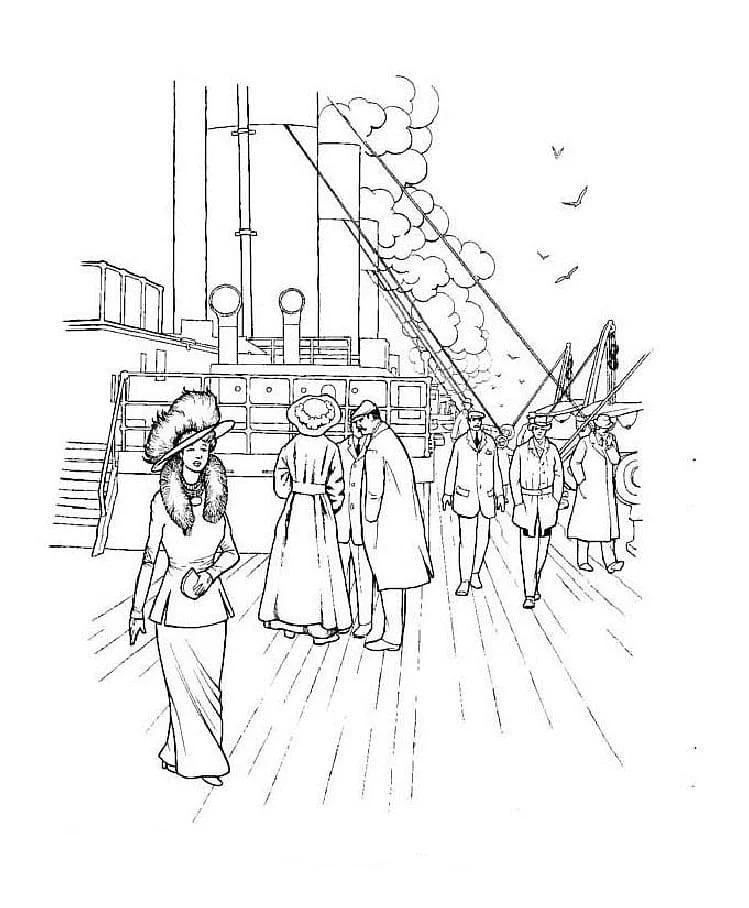 Titanic Coloring Pages 51
