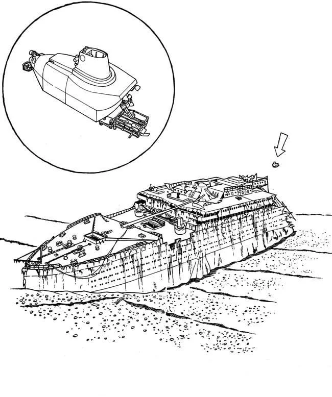 Titanic Para Colorear 52