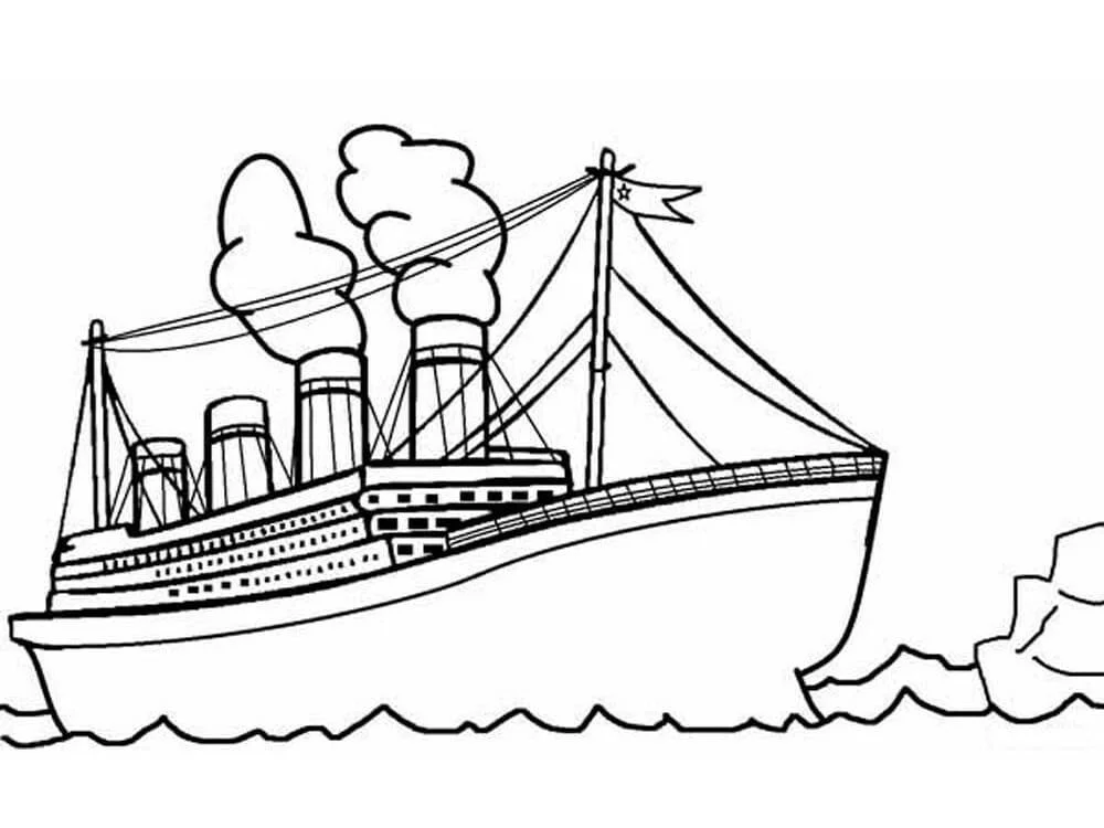 Desenhos de Titanic Para Colorir 54