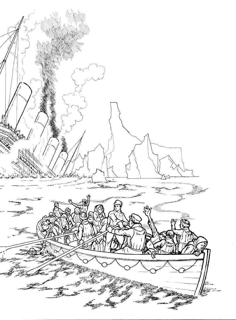 Titanic Para Colorear 57