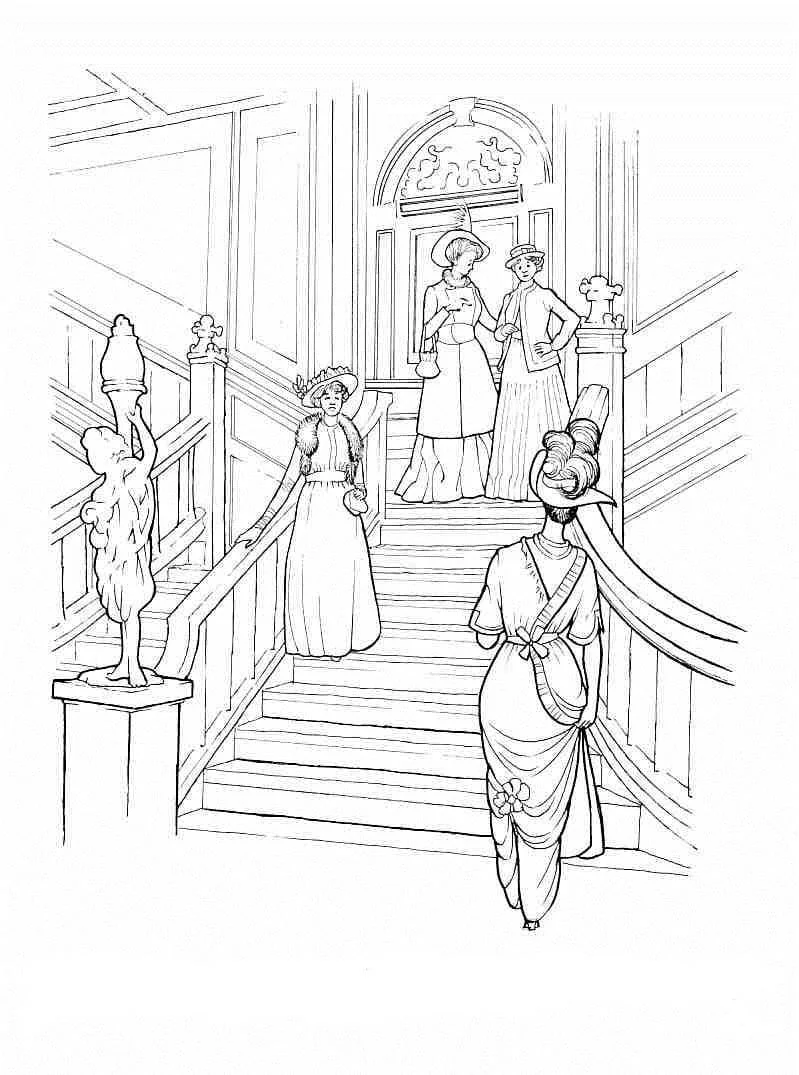 Titanic Coloring Pages 9