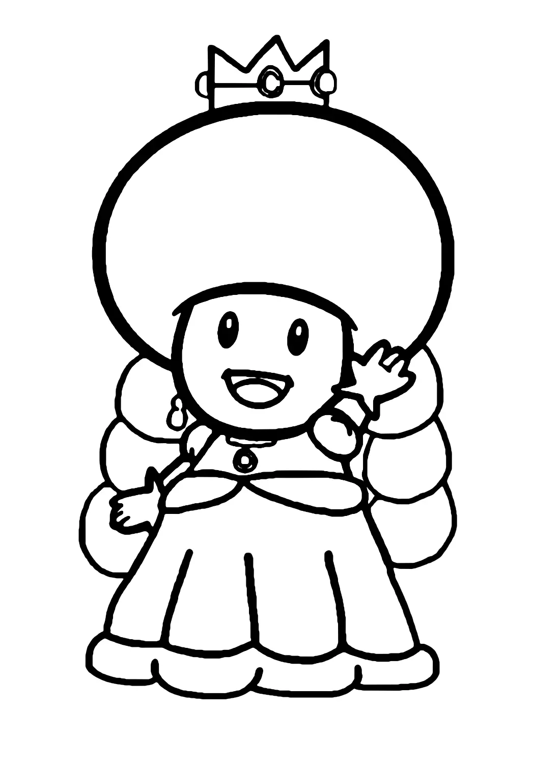 Toadette Coloring Pages 2