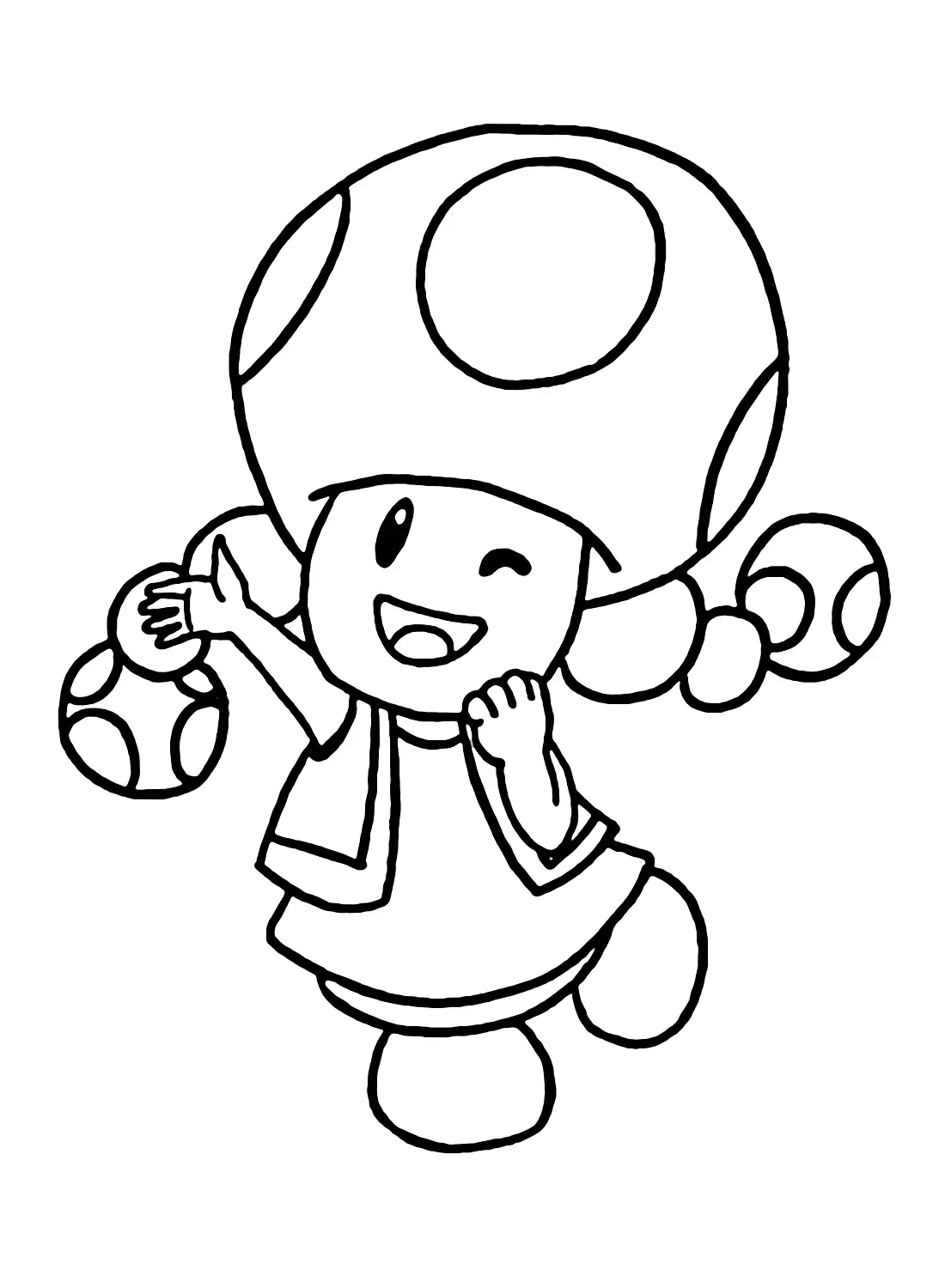 Toadette Coloring Pages 4
