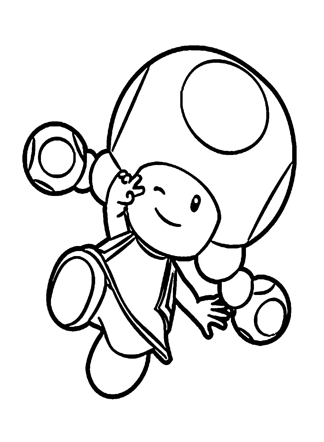 Desenhos de Toadette Para Colorir 9