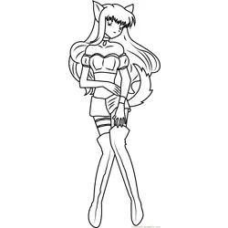 Tokyo Mew Mew para colorir 3