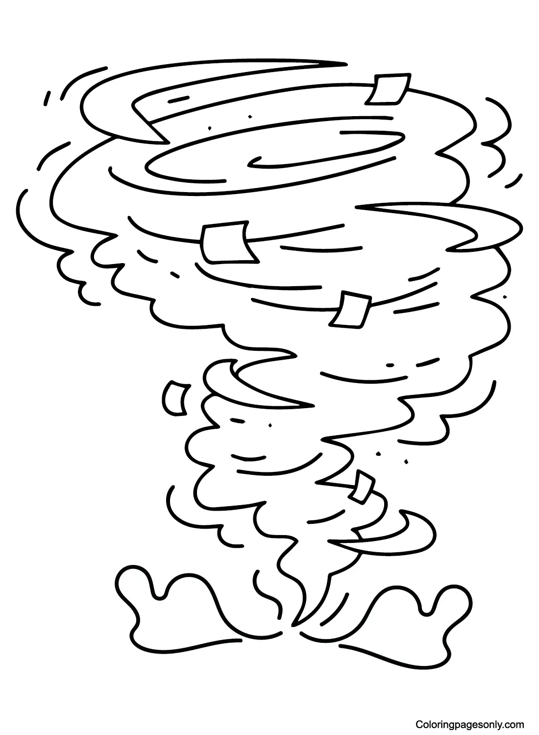Desenhos de Tornado Para Colorir 20