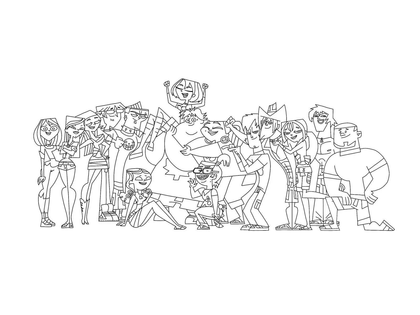 Drama TotalRama Para Colorir 25