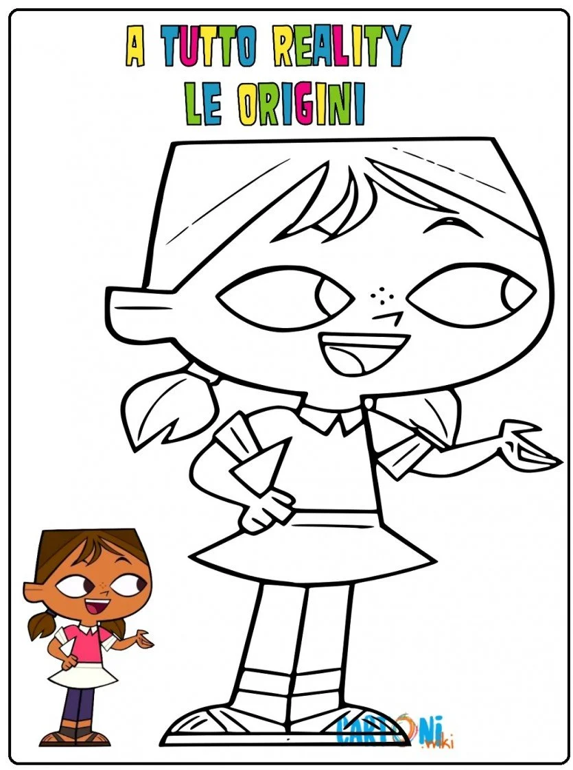 Drama TotalRama Para Colorir 7