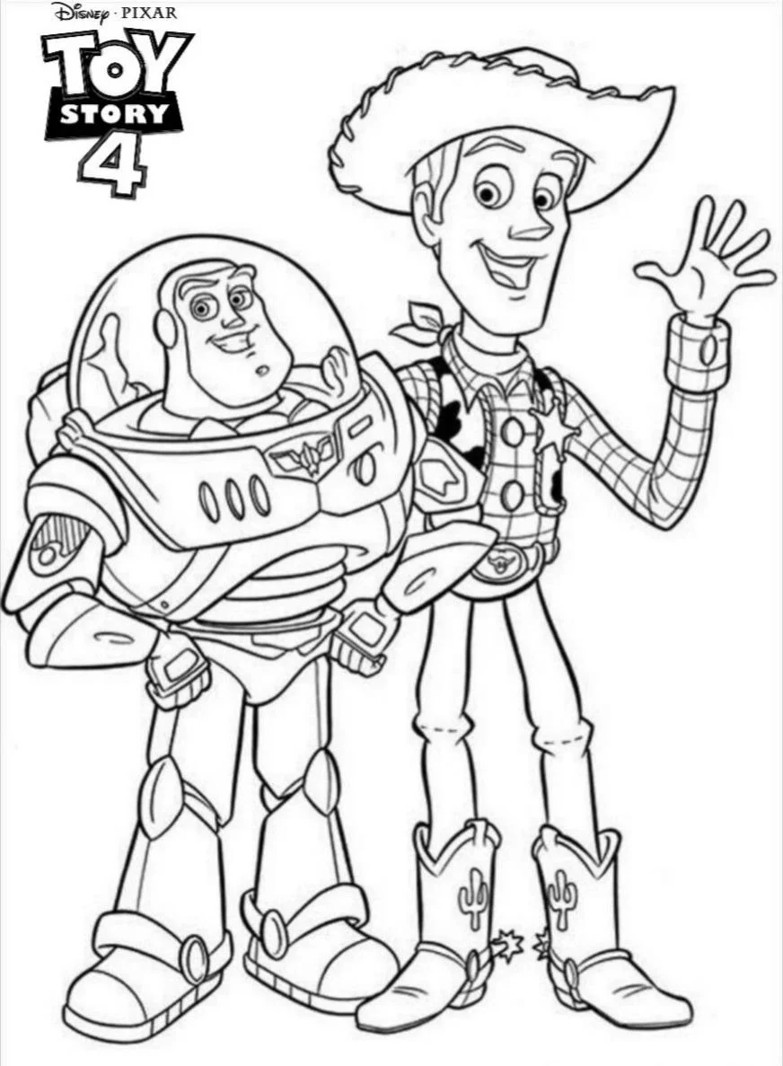 Toy Story 4 Ausmalbilder 13