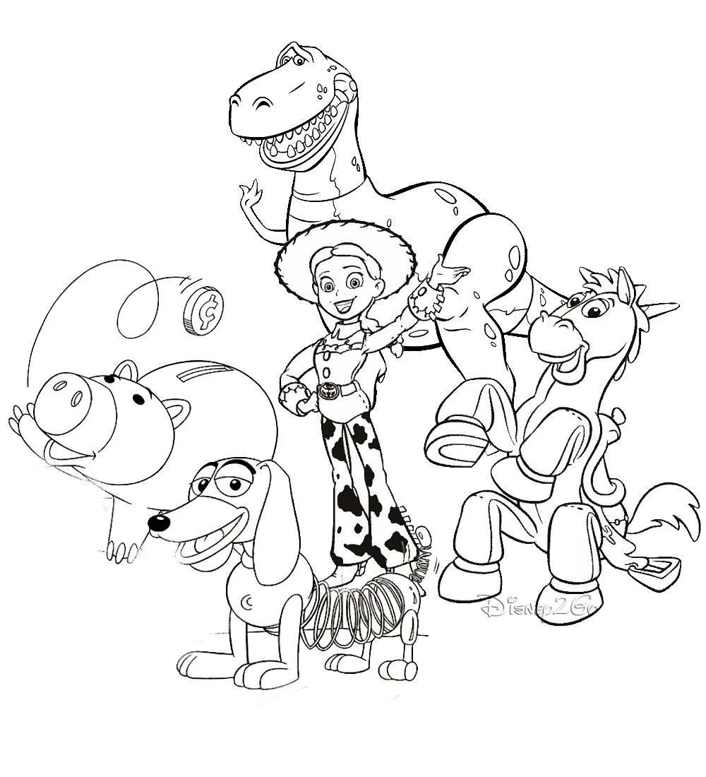 Desenhos de Toy Story 4 Para Colorir 30