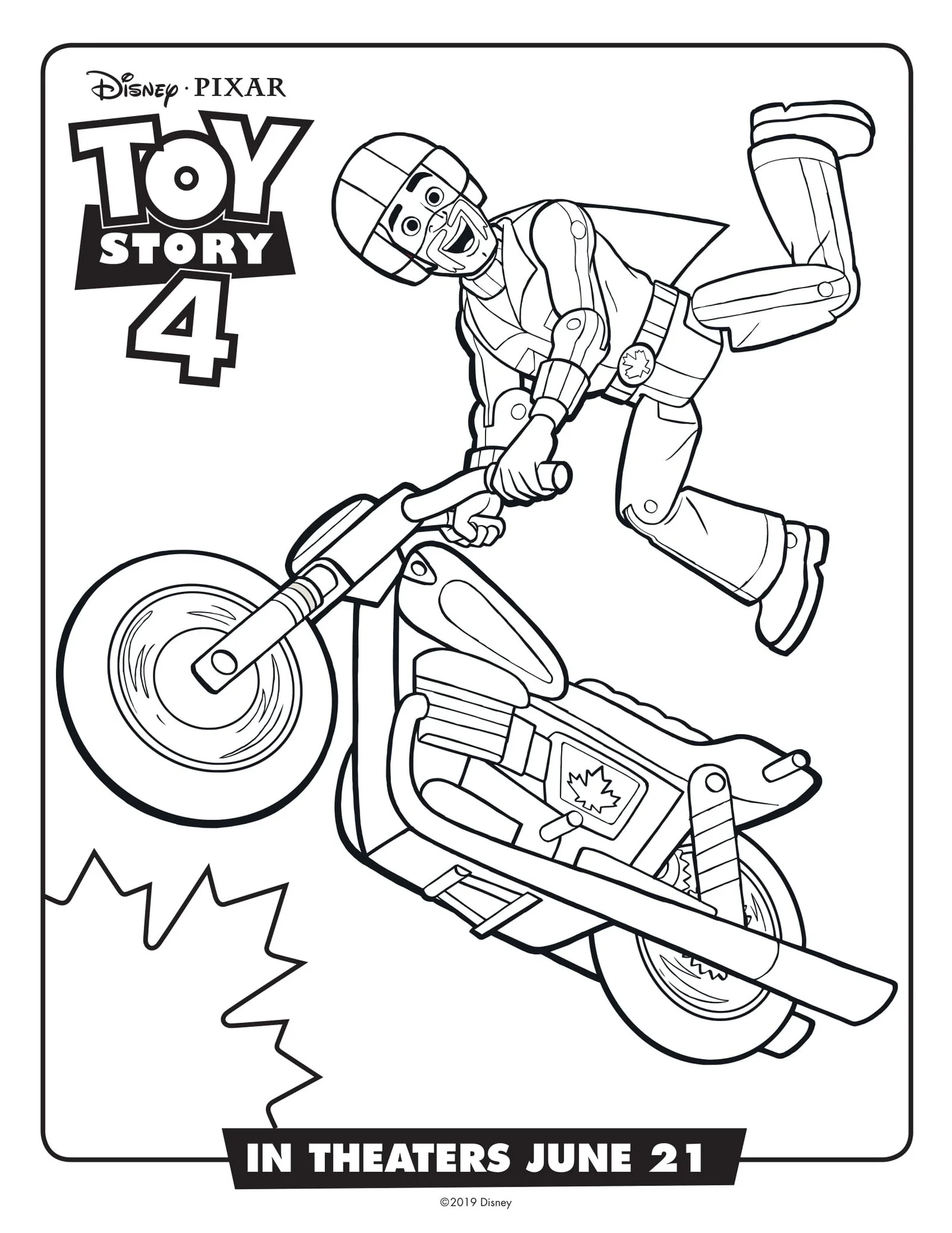 Toy Story 4 Ausmalbilder 7