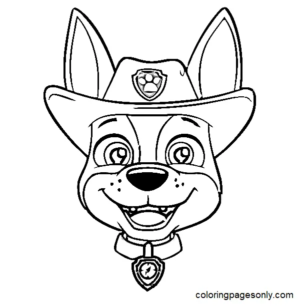 Tracker Paw Patrol Coloring Pages 20