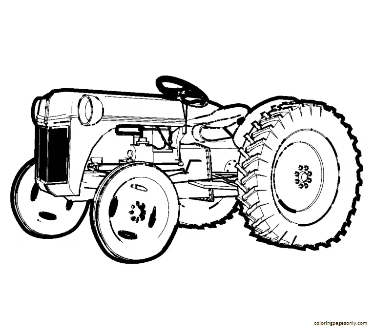 Desenhos de Tractor Para Colorir 14