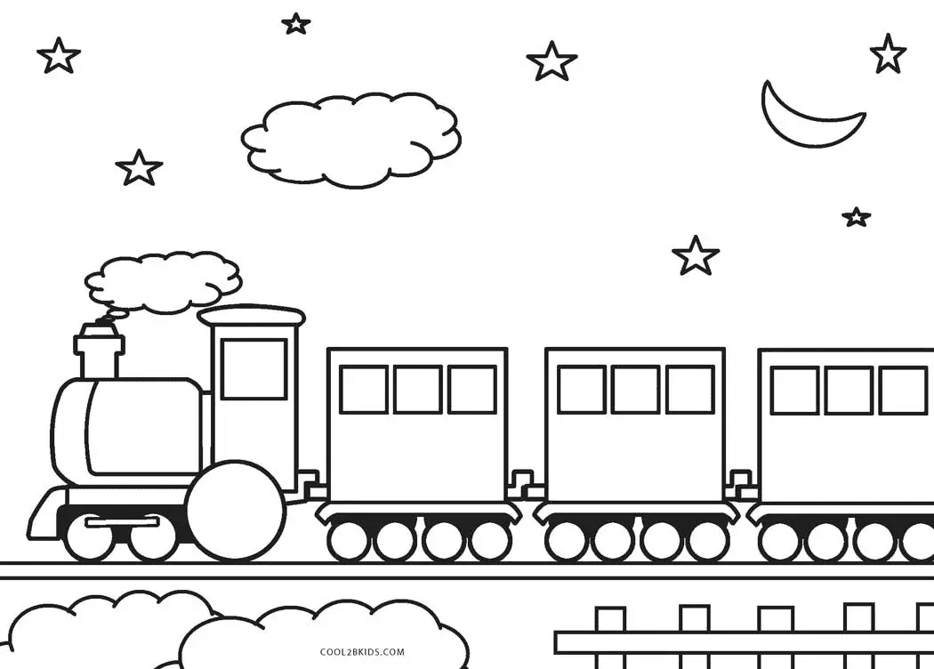 Desenhos de Train Para Colorir 13