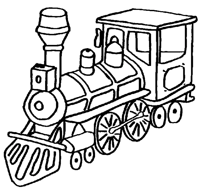 Zug Ausmalbilder 5