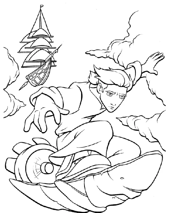 Desenhos de Planeta Do Tesouro Para Colorir 21