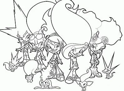 Trolls World Tour Coloring Pages 36