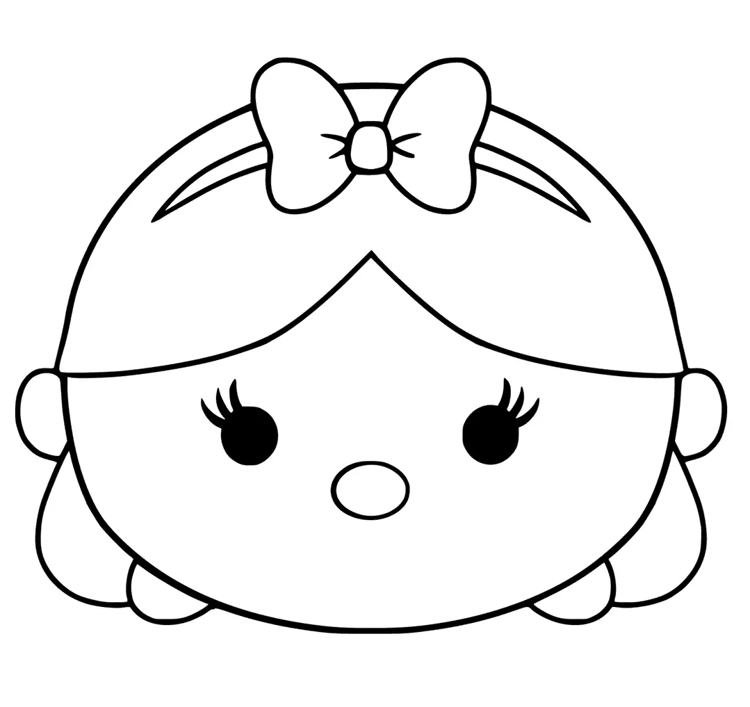 Tsum Tsum Coloring Pages 17