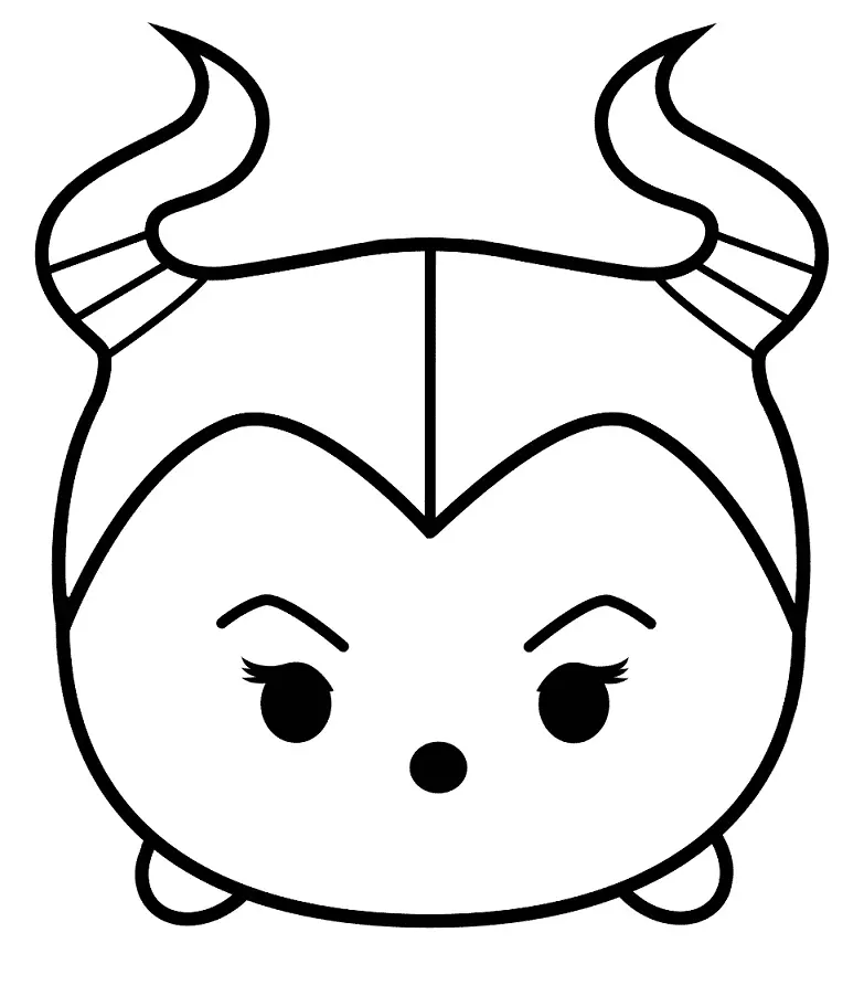Tsum Tsum Coloring Pages 19